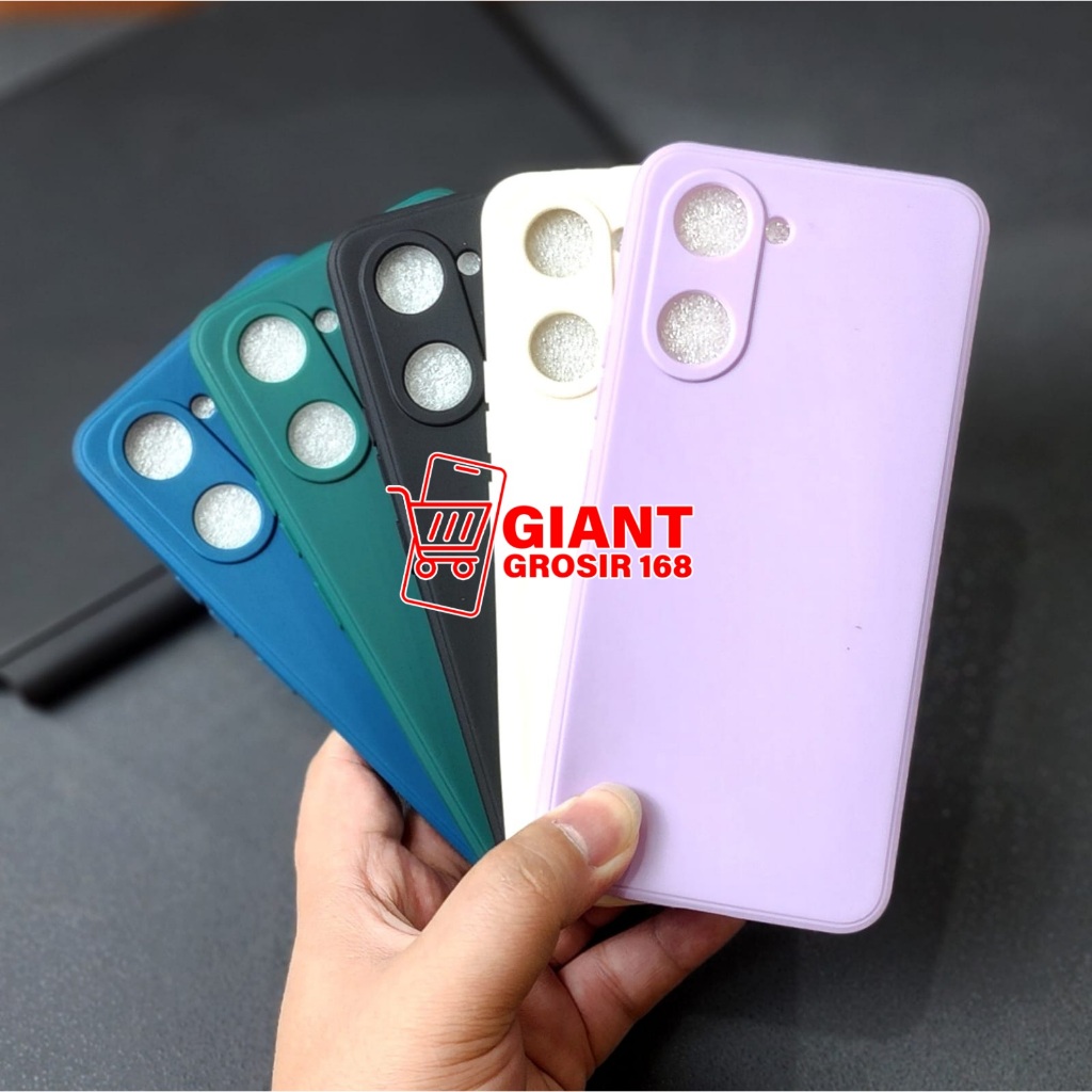 VIVO Y03 VIVO Y03T CASE MACAROON SQUARE LIQUID CASE VIVO Y03 VIVO Y03T