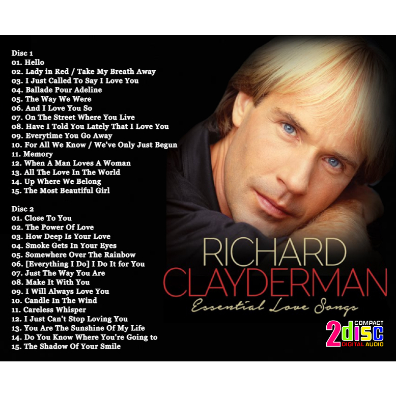 เครื่องเสียง ซีดี (2 แผ่น) Richard Clayderman Essential Love Song VOL 04