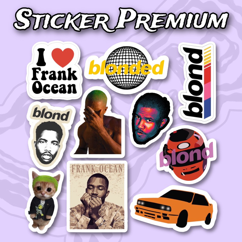 OCEAN PACK Frank Ocean Sticker Pack บรรจุ 10 ชิ้น กันน้ํา