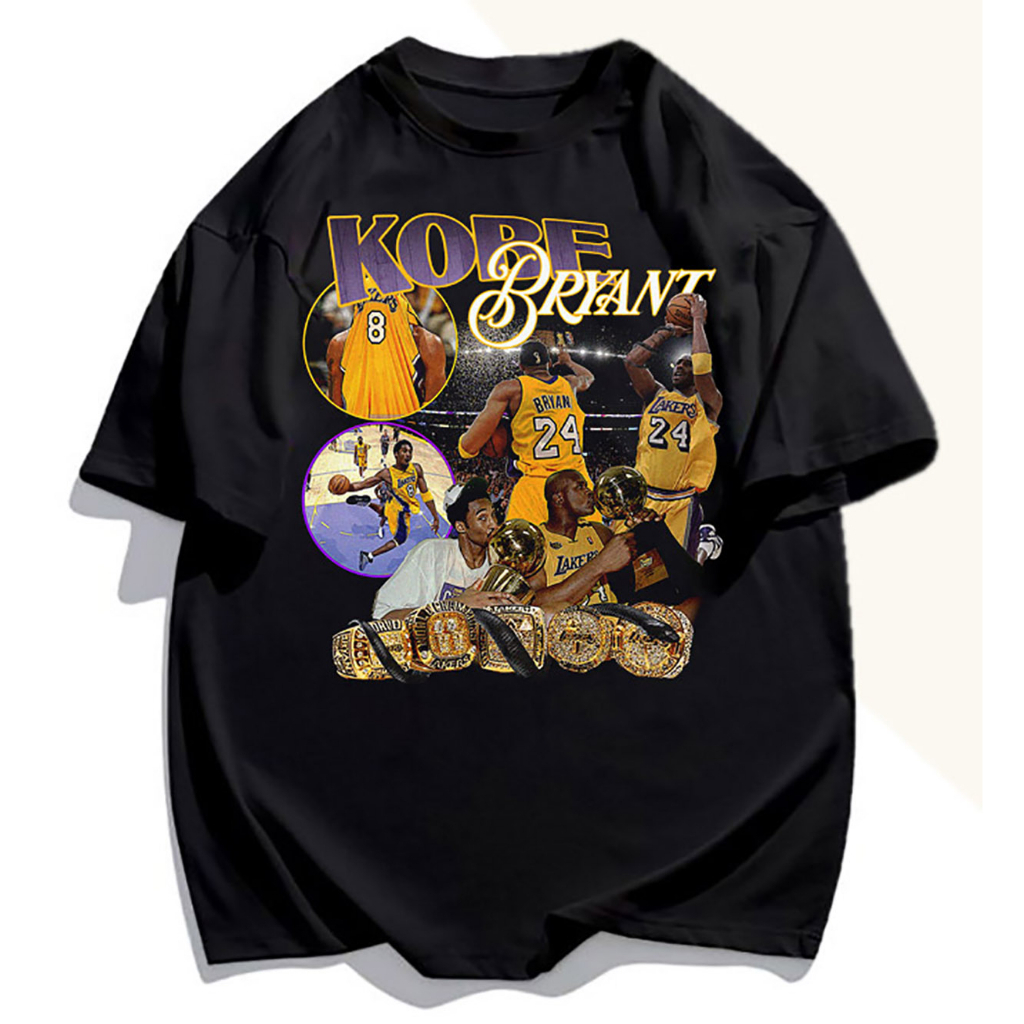 Monstahopkids1~UNISEX DISTRO T-SHIRT Premium KOBE BRYANT 24s วัสดุสบาย