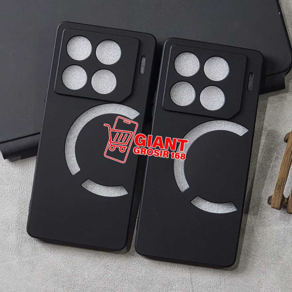 เคส Infinix GT 20 Pro Macaron Black Silicone Matte Black Infinix GT 20 Pro