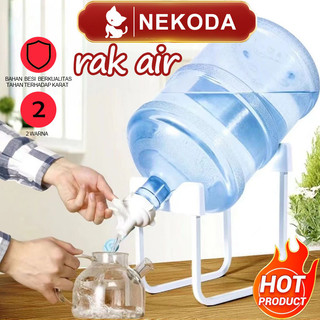 NEKODA Rak Galon U Model U Kran Air Minum Rack Aqua Set Penyangga Minuman Kaki Galon Besi + Kran Galon Food Grade Dudukan Menja Mode