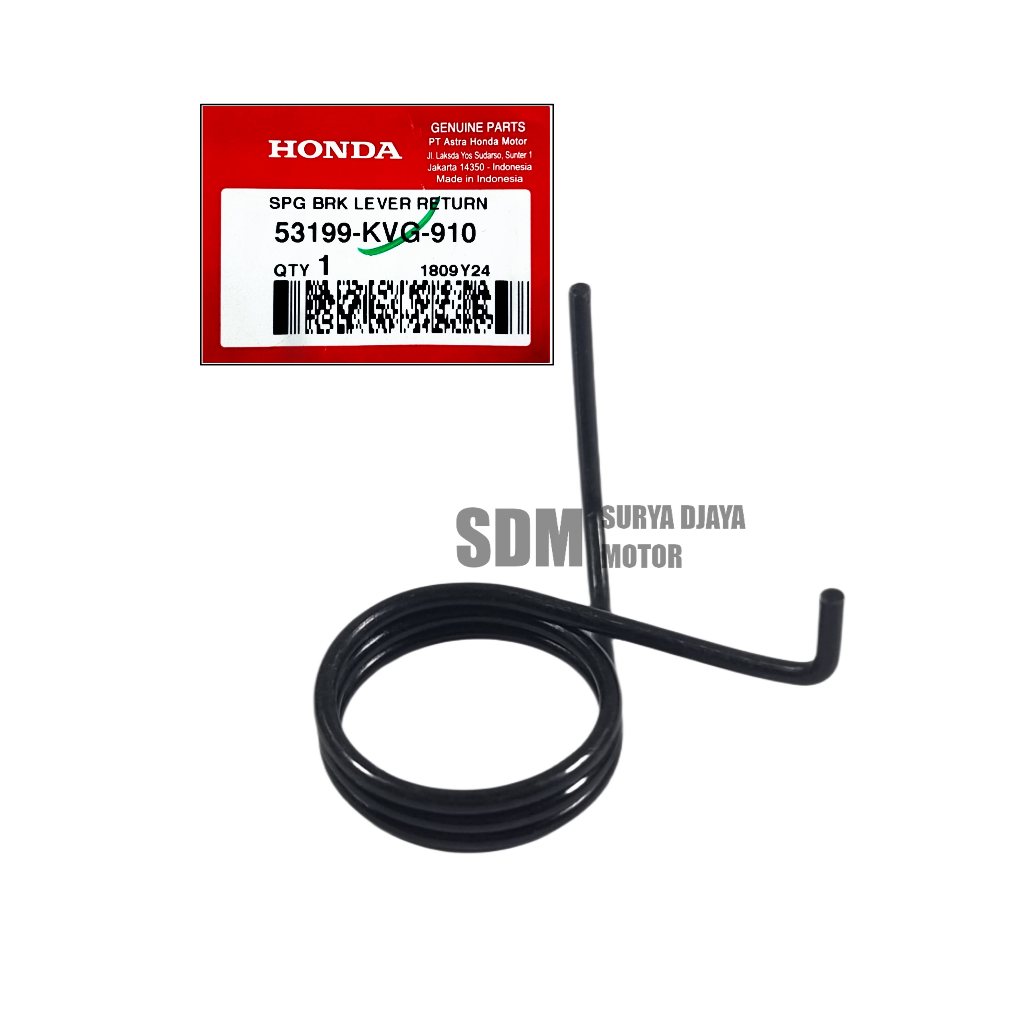 53199-KVG-910 ที่จับเบรกขวา สปริง Beat Scoopy Vario 110 125 150 CBS ประเภทเบรก
