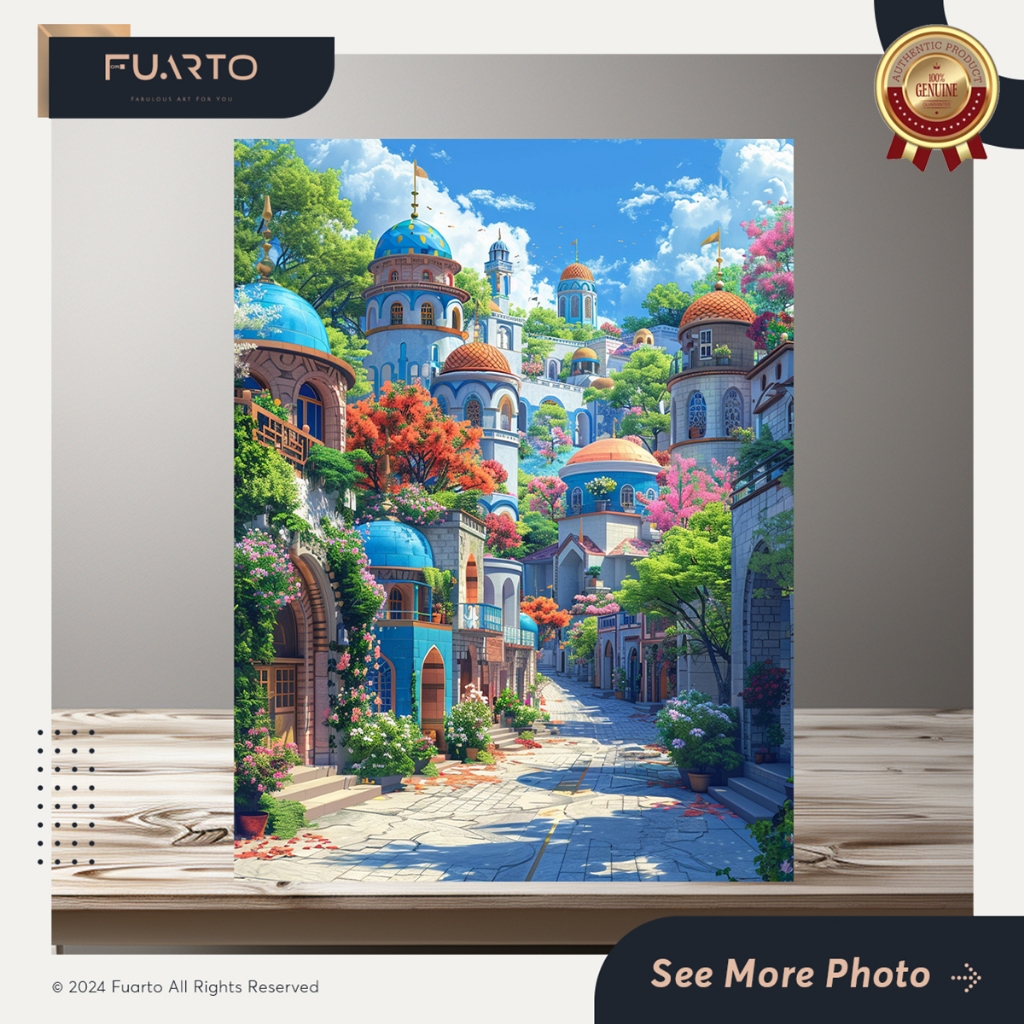 ตกแต่งผนังไม้ตกแต่งผนัง Iconic Place Wonderland 30x40 12R GB