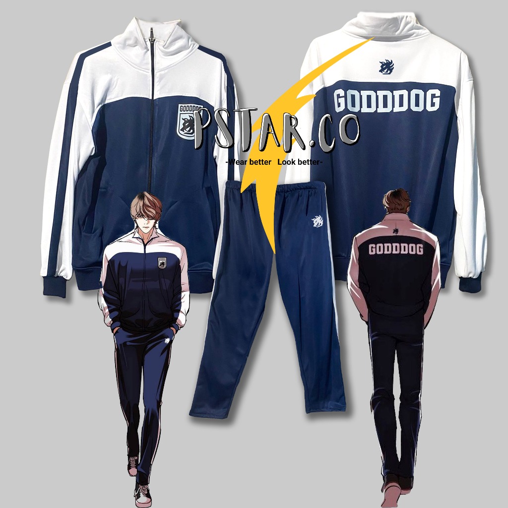 Goddog Yohan Tracktop Jacket ชุด Allied Manhwa ใหม่