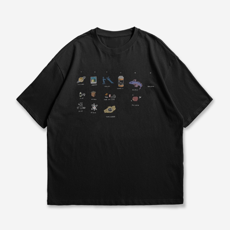 เสื้อยืดโอเวอร์ไซส์ | Sza saturn ill ดีกว่า