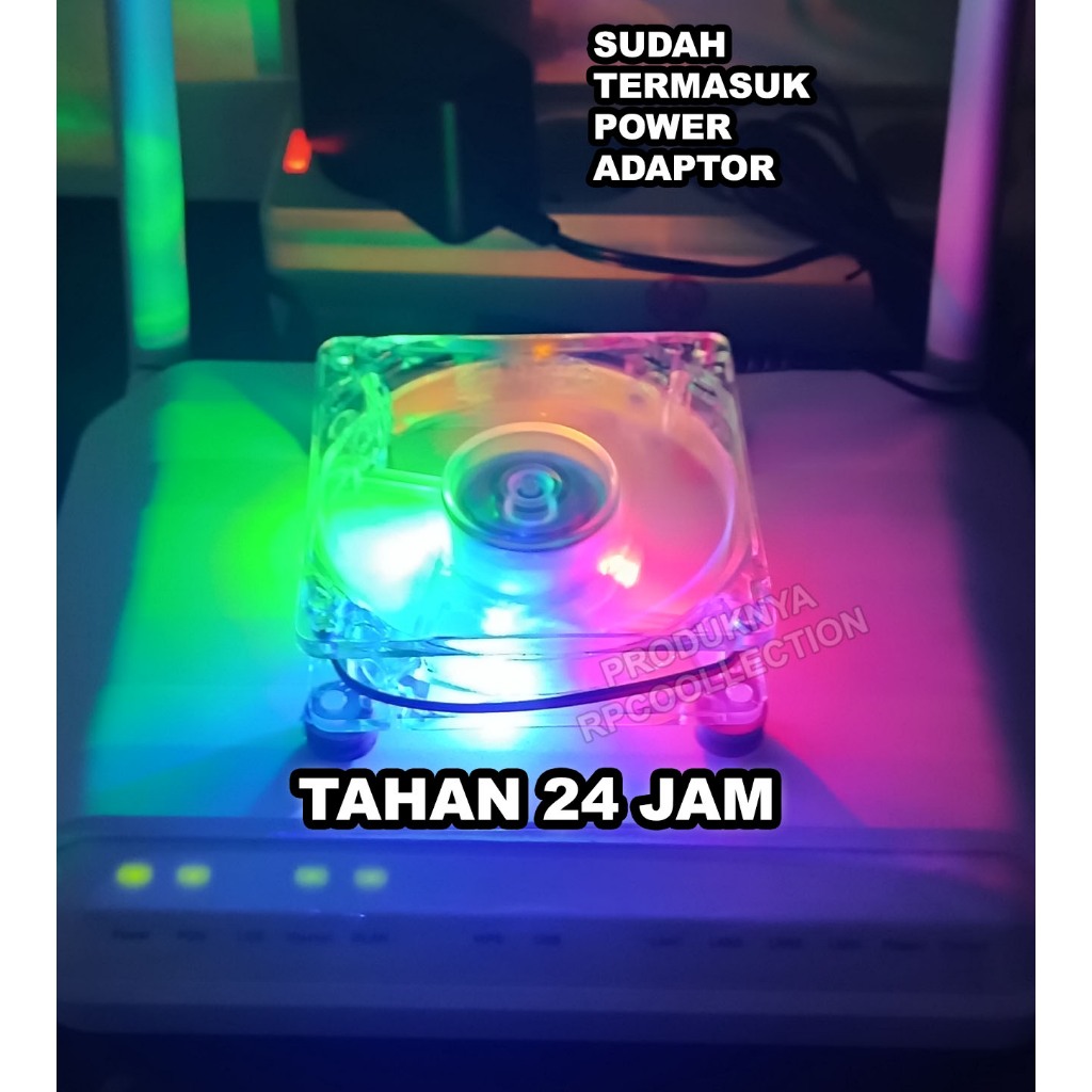 Stb Fan TV box Router Wifi Modem Setop box Ampli MiniPC Heatsink Fan Cooler RGB Accessories