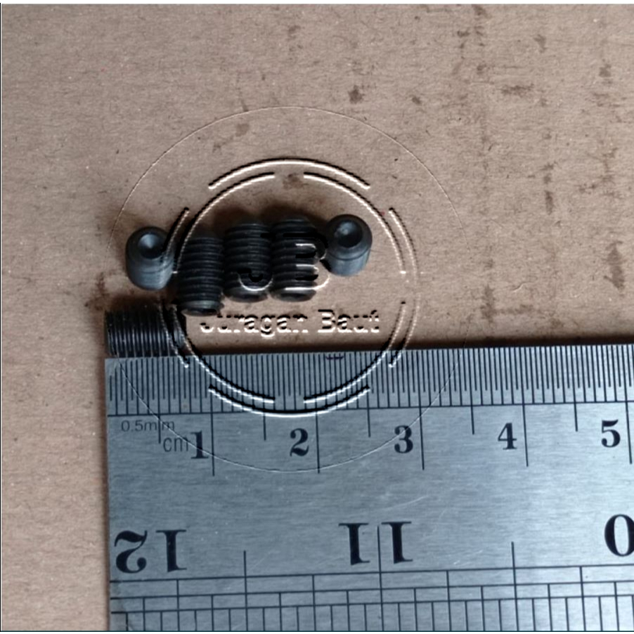 M5X8 L SOCKET SET SCREW M5 X 8 LENGTH 8MM 5 X 8 BLACK STEEL 8 BOLT L KEY 2.5 BOLT