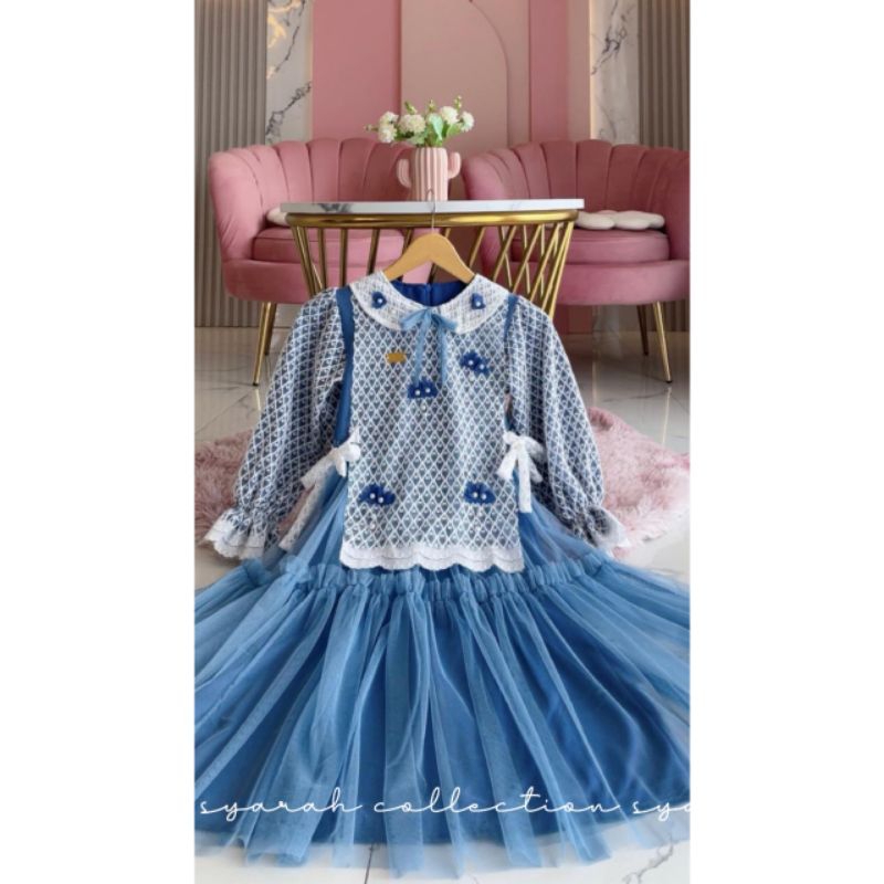 KIYOMI GAMIS // GIRLS DRESS // เสื้อผ้า LUXURY CHILDRENS // COQUETTE DRESS // BIRTHDAY DRESS // APRO