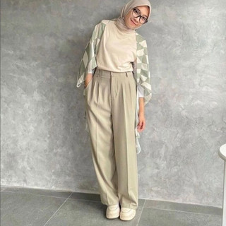 Celana Loose Pants JUMBO - Celana Kulot Wanita JUMBO - Celana Anti Kusut