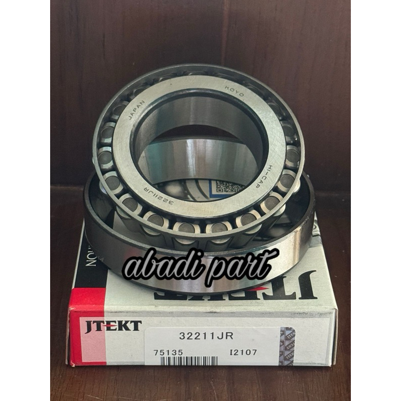 BEARING 32211JR KOYO LAHER 32211 JR KOYO ด้านหลังล้อนอก DUTRO RYNO PS125 PS140 HT130