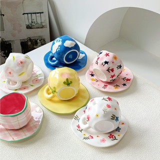 RUBY - Gelas Cangkir Estetik Mug Keramik Kopi Teh - Aesthetic Coffee Tea Cup