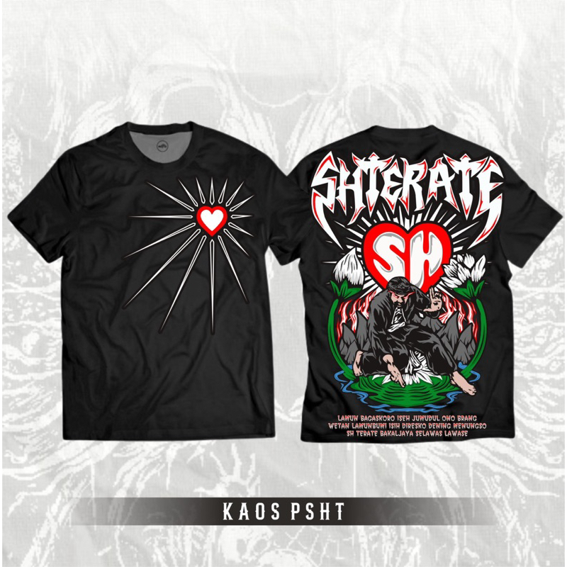เสื้อยืด Psht SH Terate 1922 ลายใหม่ล่าสุด พิมพ์สกรีน Dtf พรีเมี่ยม Semi Plastisol Asyawil Store AB4