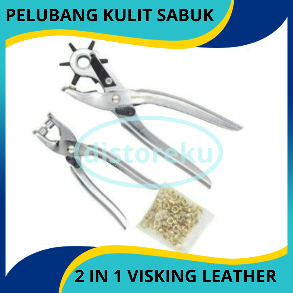 DM-2 in 1 Viking Leather Hole Punch - Leather Belt Punch Etc 0838