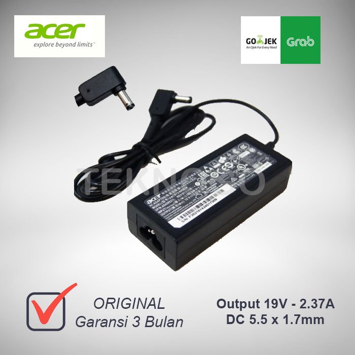 Acer E14 ES 11 ES1-111 ES1-31 ES1-411 ES1-432 E5-411 E5-411G E5-421 E5-422G 19V 2.37A อะแดปเตอร์