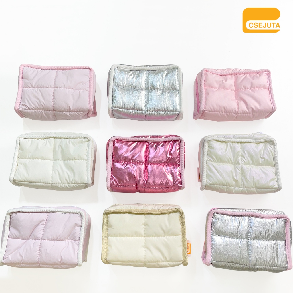 Puffy Pouch (กระเป๋ามัลติฟังก์ชั่น | Make up Pouch) Puffy Pouch Bag - Organizer - Makeup Bag Yuma