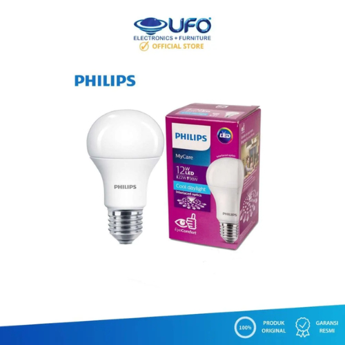 Philips หลอดไฟ LED 12w E27 3000K สีเหลือง