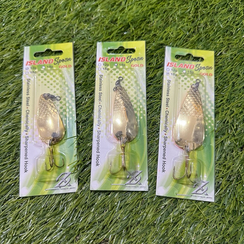 AXZ SPOON ISLAND BAIT 12GRAM 14GRAM 18GRAM SPOON เหยื่อตกปลา