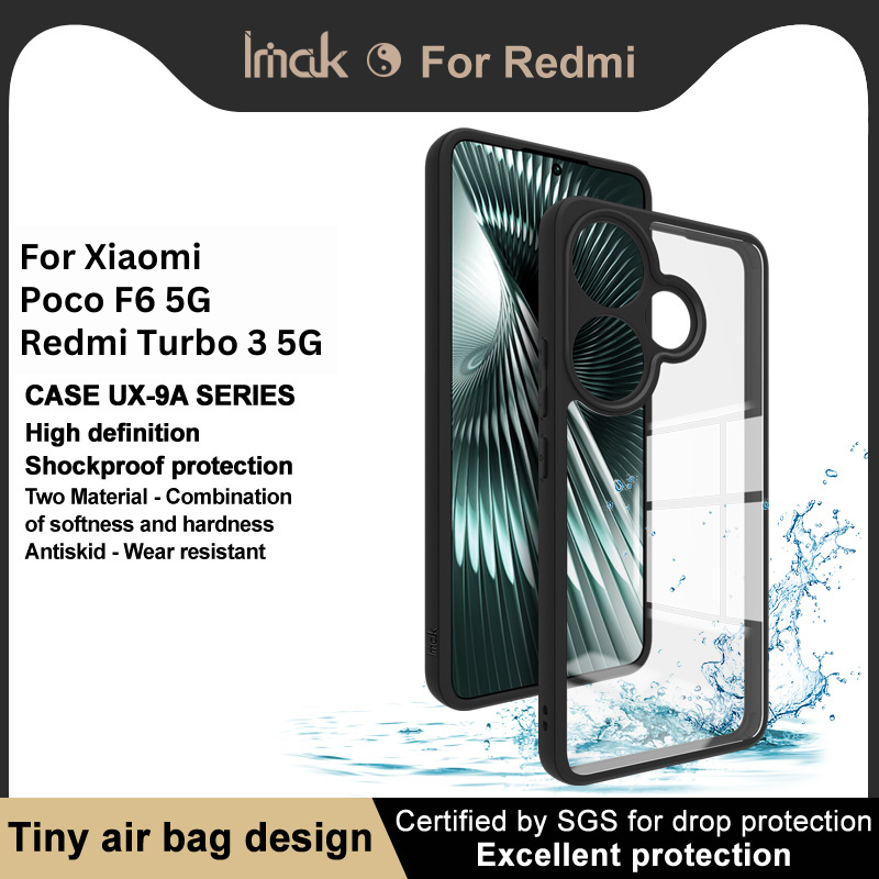 เคส Xiaomi Poco F6 / Redmi Turbo 3 (5G) IMAK UX-9A Hybrid AirBags Casing