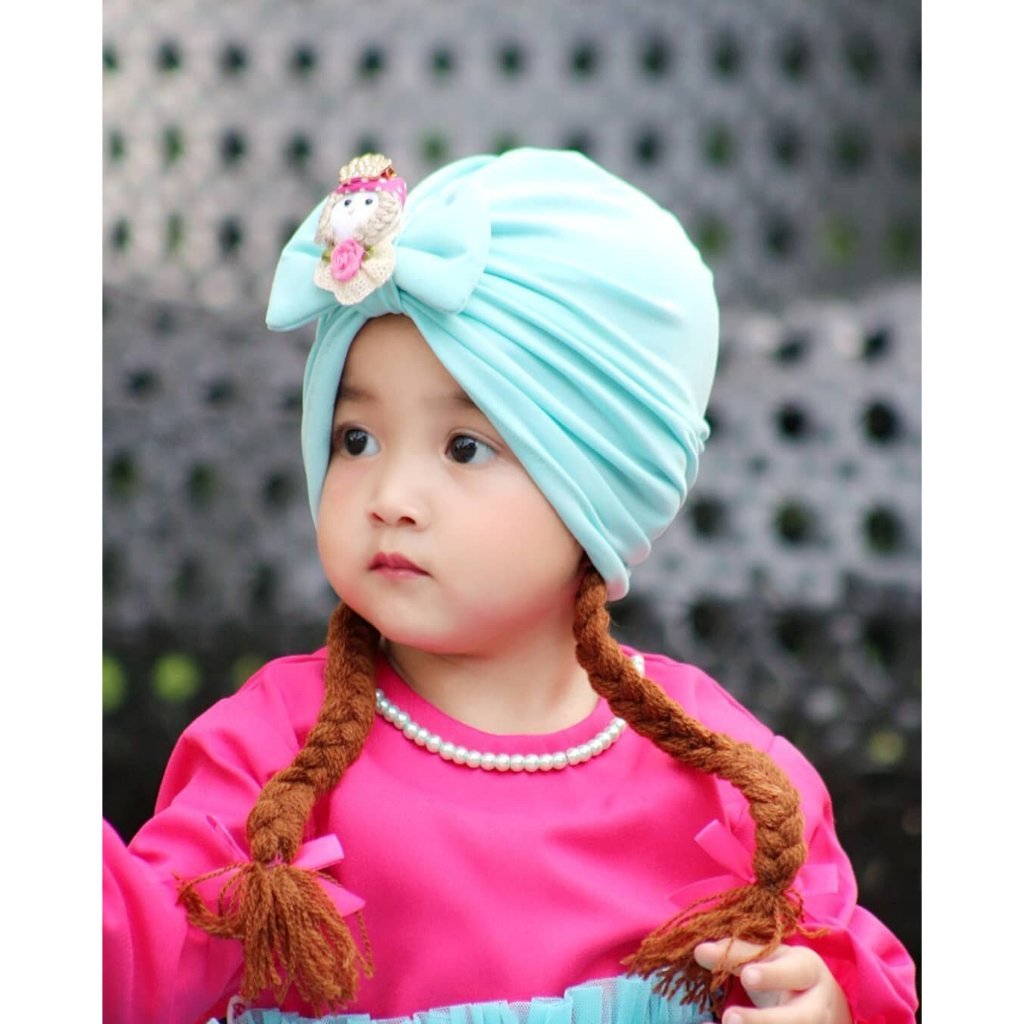 SABRINA TURBAN DOLL HAIR BRAID TURBAN