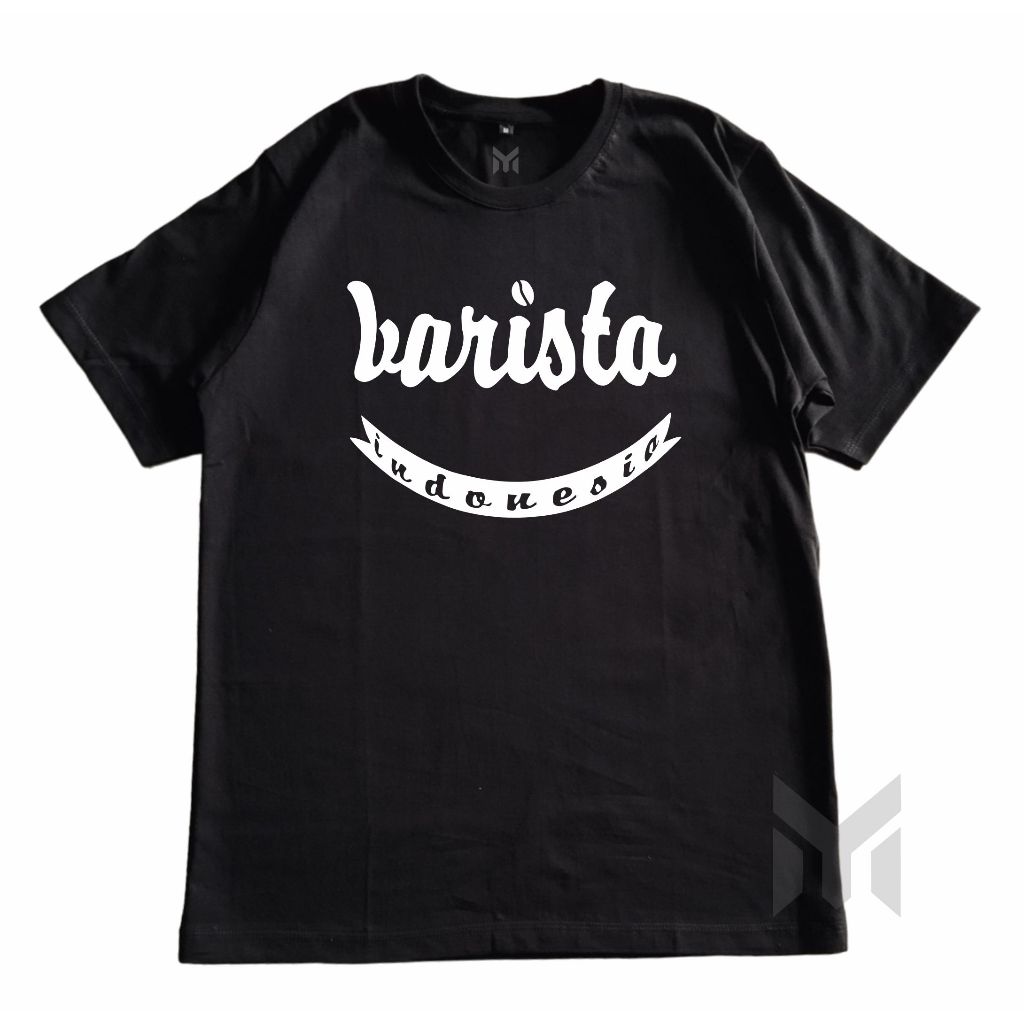 เสื้อยืดผู้ชาย Distro BARISTA INDONESIA COTTON COMBED 24S PREMIUM