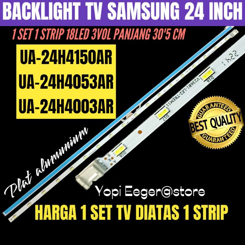 SAMSUNG 24 INCH LCD LED TV BACKLIGHT UA-24H4003AR-UA-24H4053-UA-24H4150AR 24 INCH TV BACKLIGHT