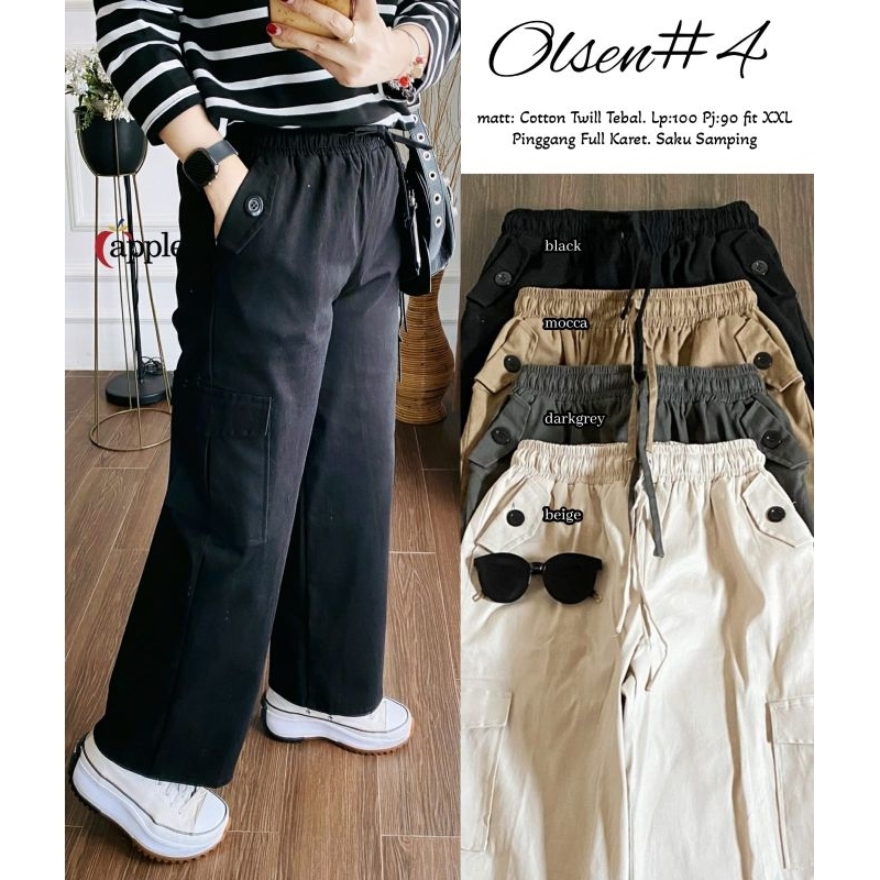 OLSEN 4 PANT LINEN RAMI โดย APPLE