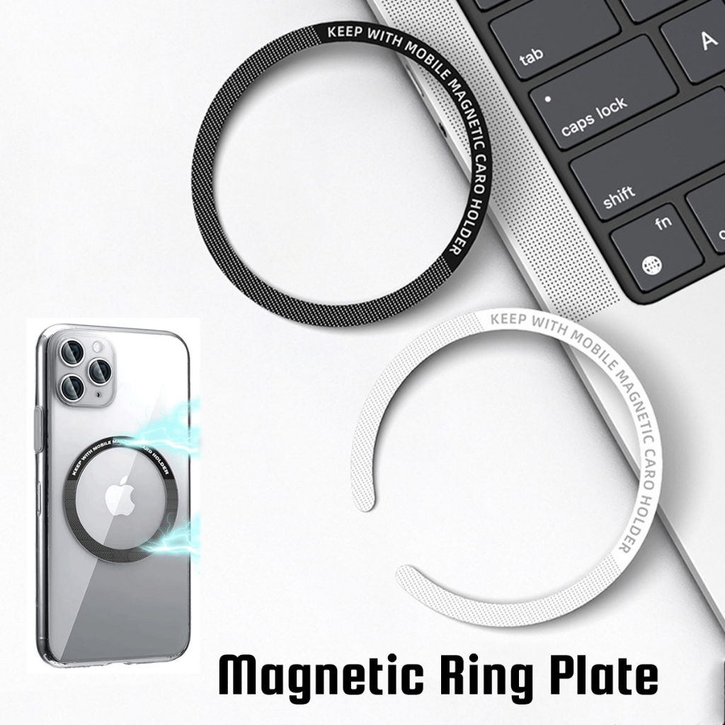 แผ่นวงแหวนแม่เหล็ก สติ๊กเกอร์สากล Popsocket วงแหวนชาร์จไร้สาย Magsafe แม่เหล็กโทรศัพท์ทั้งหมด