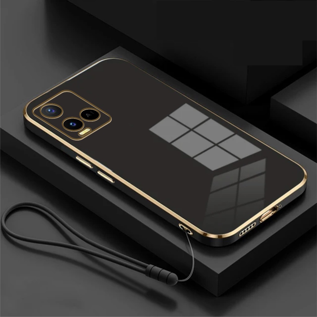 Vivo Y21 Y21D Y29 4G Y19s Y21s Y33s Y21e Y21t Y33t Premium TPU Silicont Case ฟรีเชือกเส้นเล็ก