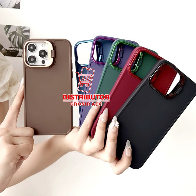 เคส VIVO Y1S MACAROON STAND เคสกล้อง KICKSTAND กล้อง VIVO Y1S