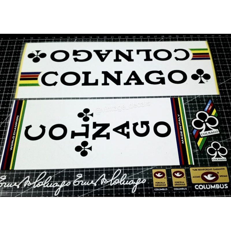 สติ๊กเกอร์สติ๊กเกอร์ทดแทน Colnago super saronni