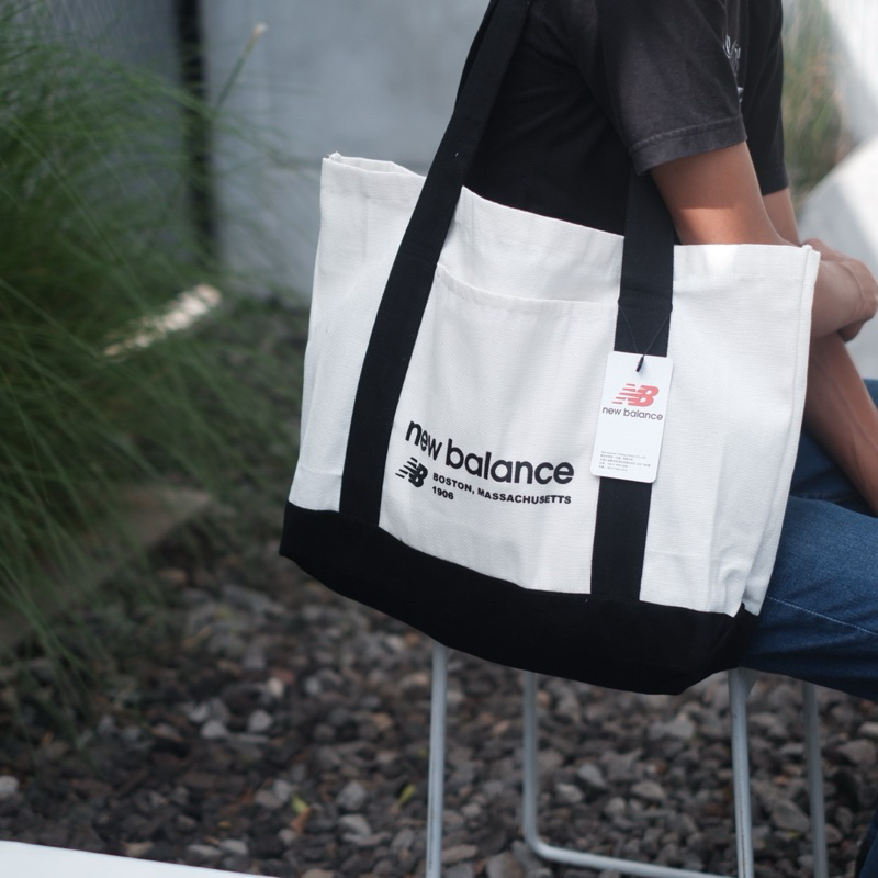 New Balance Totebag Linear Logo Canvas Original