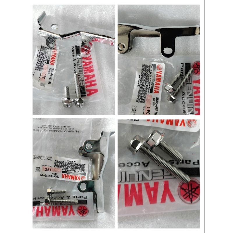 ขายึดท่อเบรคหลังสําหรับ Mio sporty Mio smile nouvo fino โครเมียมแล้ว