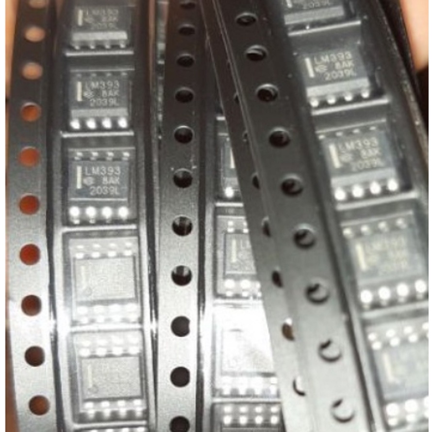 PS - IC LM393 LM393D LM393DR Dual Differential Comparator SMD IC SOP-8
