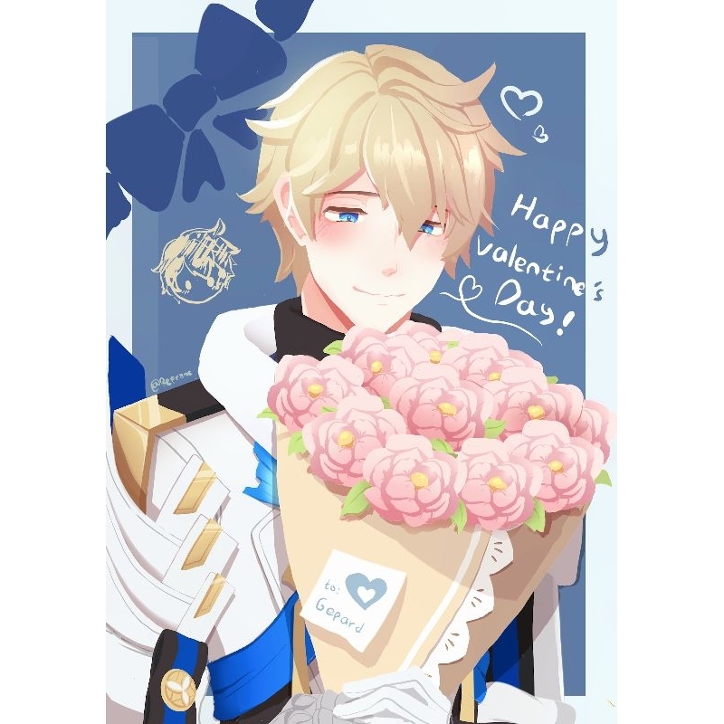 โปสการ์ด Gepard Landau Valentine (Honkai: Star Rail), HSR