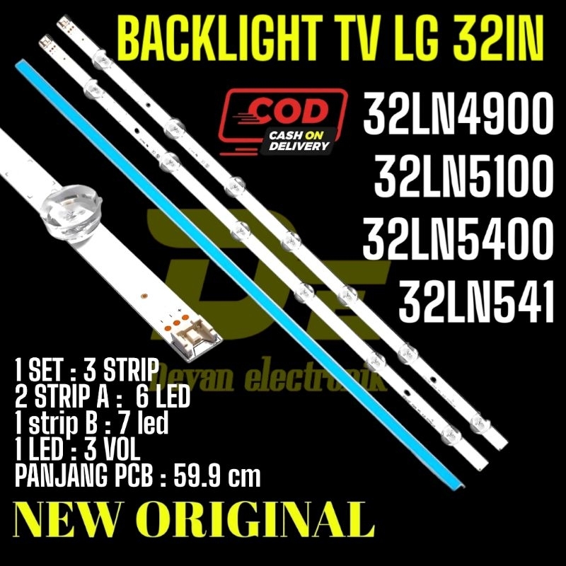 LG 32 นิ้ว tv Backlight led โคมไฟ LG 32ln5100 32ln4900 32ln5400