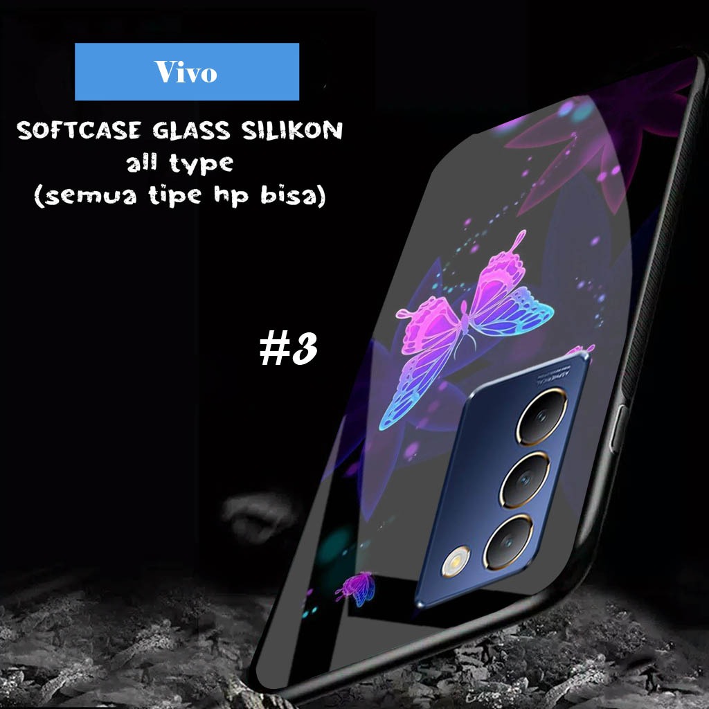 ซิลิโคนเคลือบเงาเคสโทรศัพท์สําหรับVIVO Y18 Y28 V30e Y03 Y100 V30 V30 Pro V29e Y17s V29 Y27 Y36 T1 Pr
