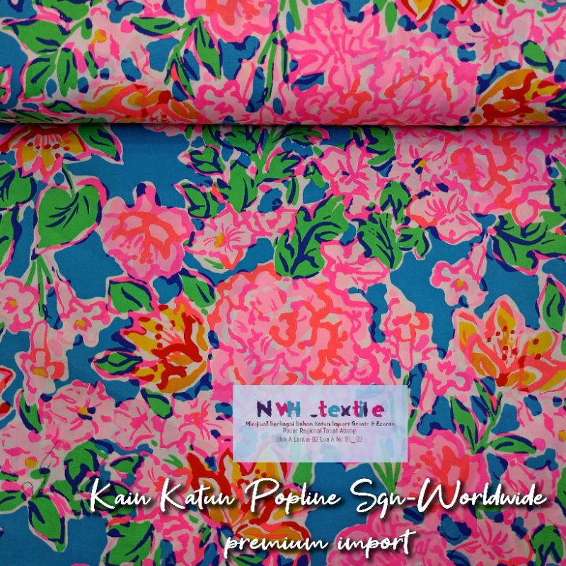 KATUN New Sgn-World ผ้าคอตตอน Popline คุณภาพดั้งเดิมระดับพรีเมียม