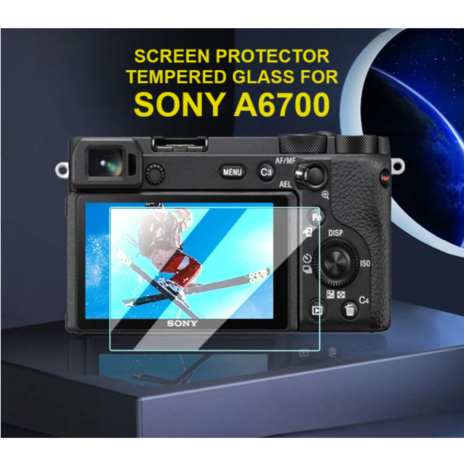 กระจกนิรภัยสําหรับ Sony A6700 ป้องกันหน้าจอสําหรับ Sony A6700