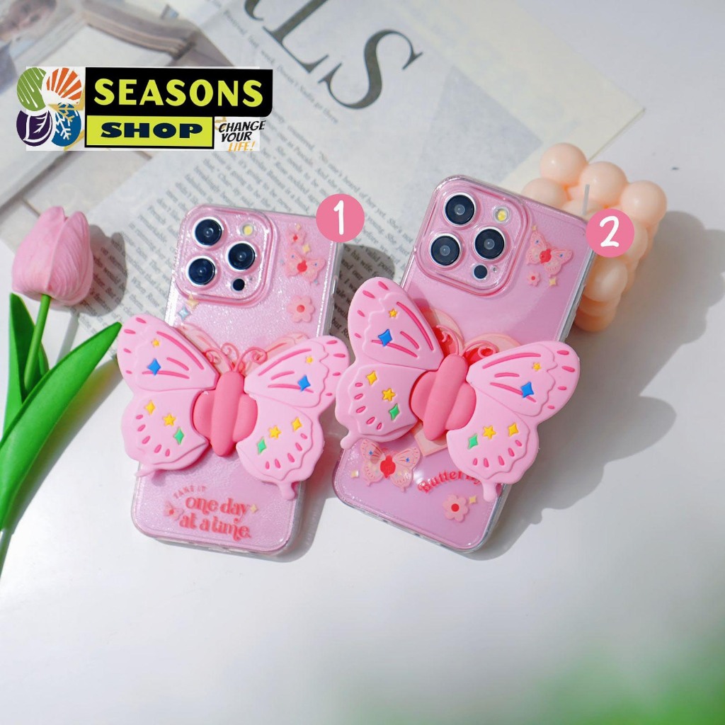 Softcase [3D-18] Cute Butterfly Motif for ALL HP Types (ALL TYPES)