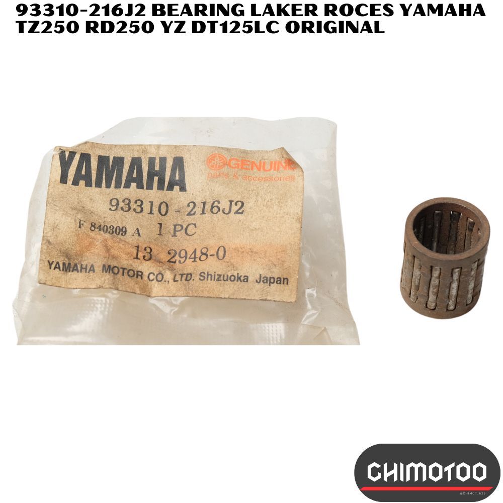 93310-216J2 แบริ่ง Laker Rocess Yamaha Tz250 Rd250 Yz Dt125lc เดิม