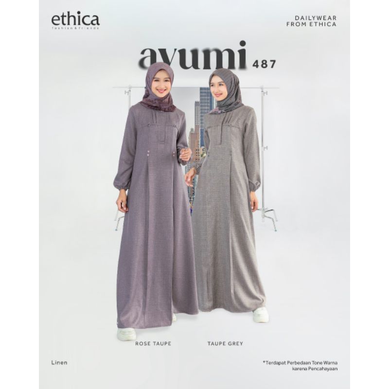 ➡ GAMIS DAILY AYUMI 487 ROSE TAUPE & TAUPE GREY BY ETHICA