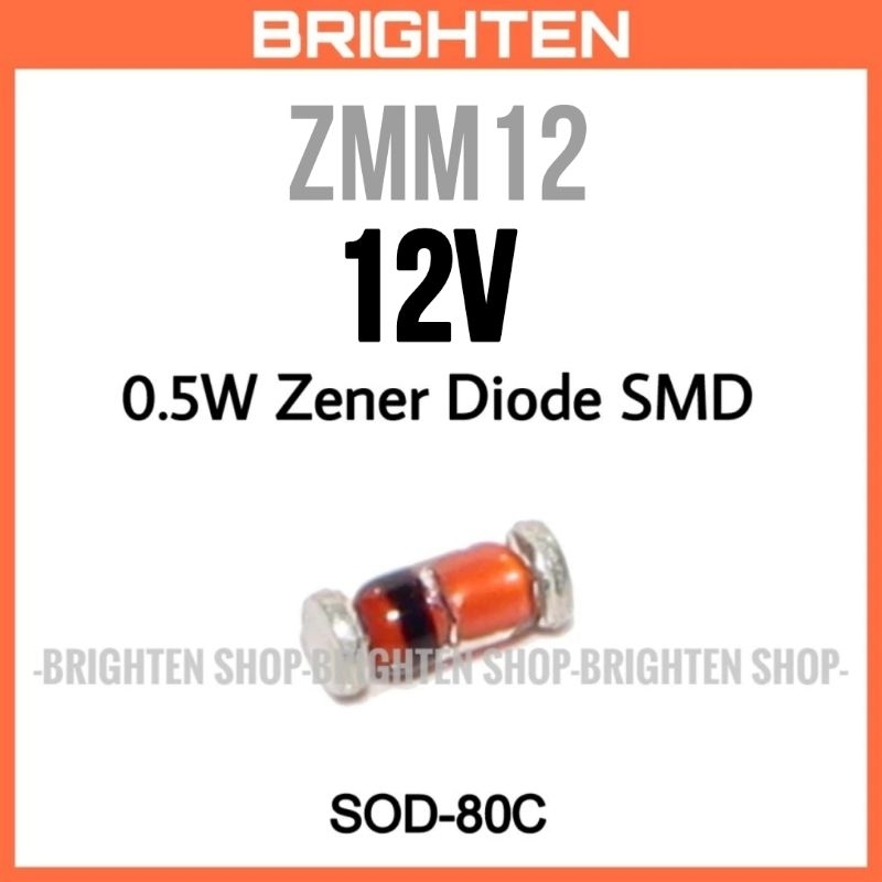 ZMM12 12V 0.5W ซีเนอร์ไดโอด ZD 500mW SMD