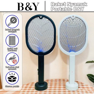 Raket Nyamuk Listrik 2 in 1 Pembunuh Nyamuk Elektrik / Raket Nyamuk Rechargeable