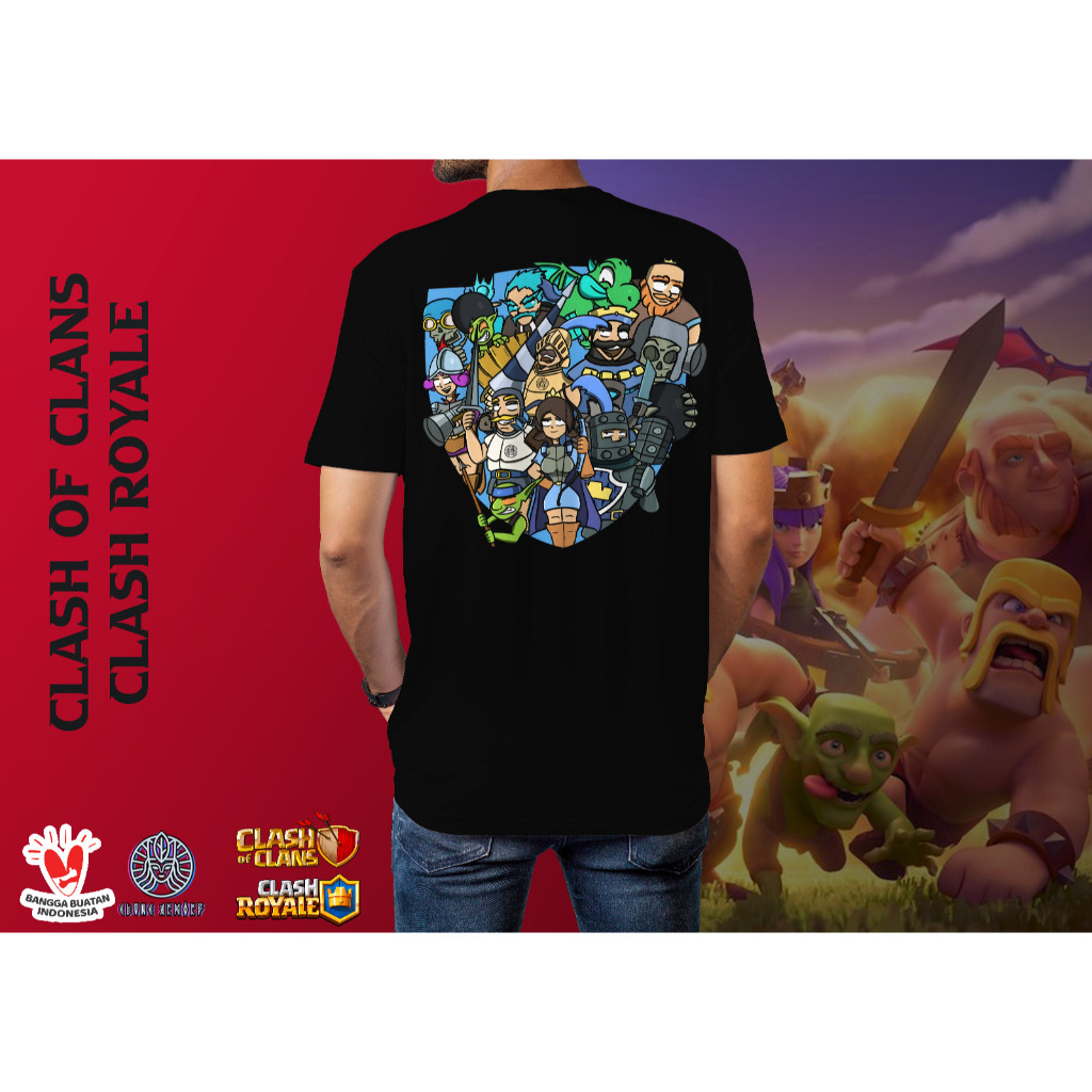 เสื้อยืด Clans Clash Royale Squad