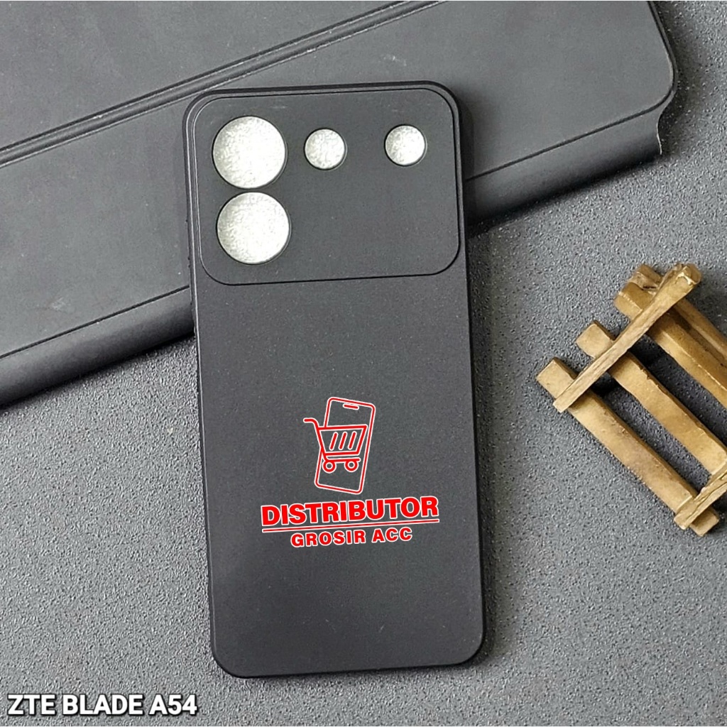 ZTE BLADE A54 CASE MACAROON BLACK PREMIUM CASE ZTE BLADE A54 MSB