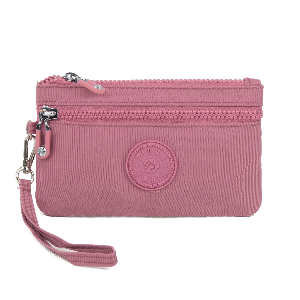 HP Coin Wallet กระเป๋าสตางค์โทรศัพท์มือถือผู้หญิงโทรศัพท์มือถือกระเป๋ากระเป๋าไนลอนกันน้ํากระเป๋าสตางค์ยาว PIOMA LEMON D0021
