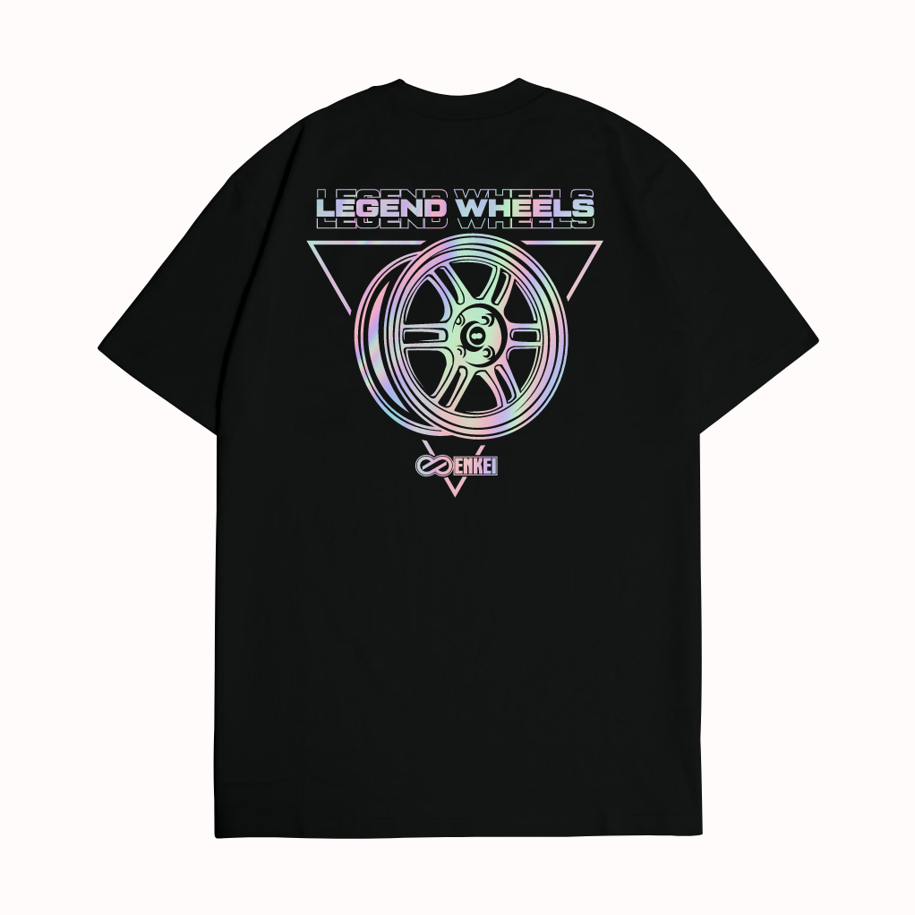 KRMK เสื้อยืด Unisex Distro เสื้อ ENKEI RPF1 LEGEND ล้อขอบภาพ