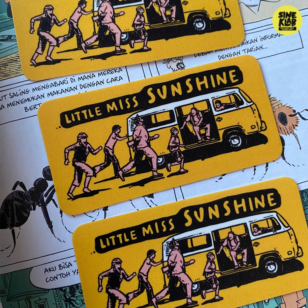 Sineklab - LITTLE MISS SUNSHINE Sticker - Film / Movie / Cinema / Series / Laptop Sticker Edition