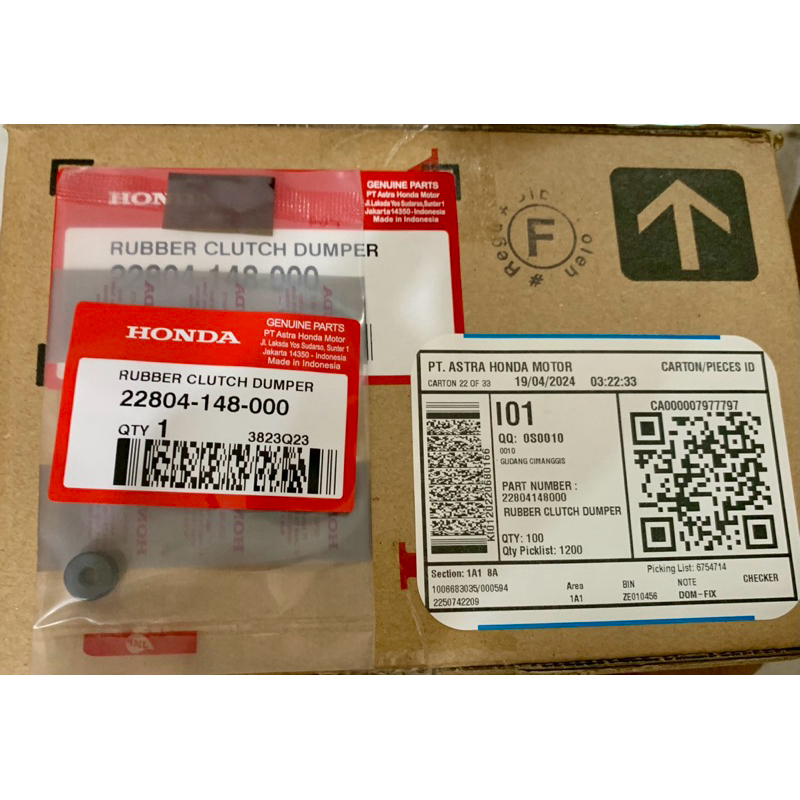 ยางคลัช Dumper, BeAT PCX, Scoopy Vario 150, Original Honda AM 22804-148-000